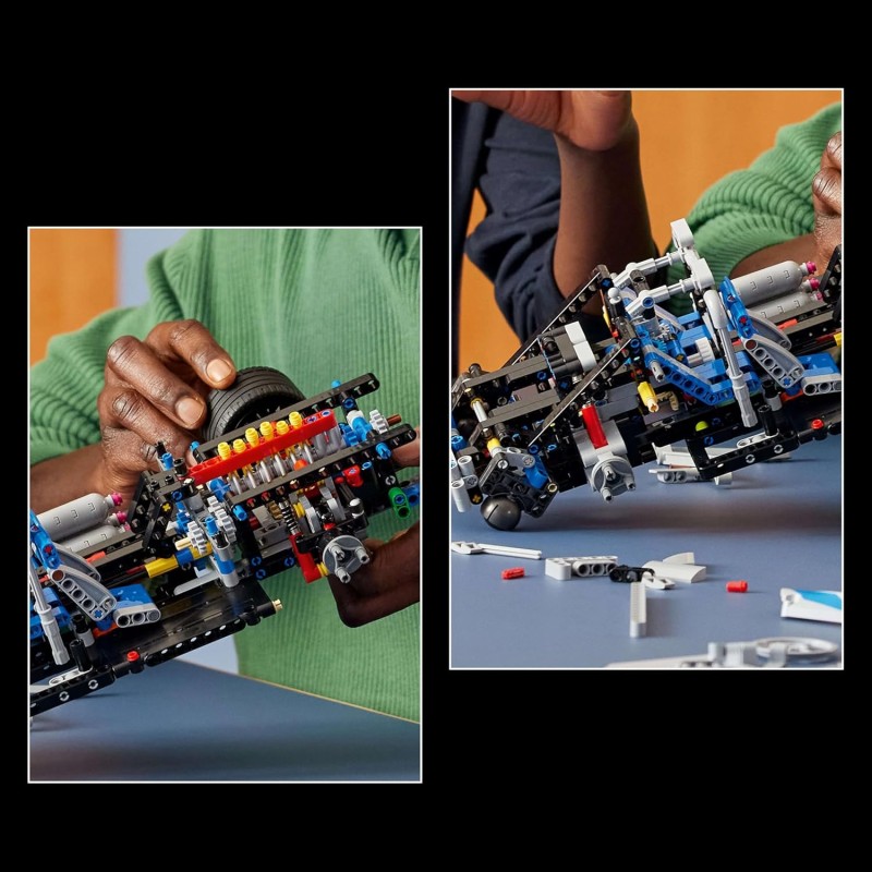 LEGO Technic Auto Nissan Skyline GT-R (R34) 2 Fast 2 Furious - Adult Building Model with Drifting, Steering, Suspension and a 6 Cylinder Engine - Collectible Gift - 42210 LEGO Technic Auto Nissan Skyline GT-R (R34) 2 Fast 2 Furious - Adult Building Model with Drifting, Steering, Suspension and a 6 Cylinder Engine - Collectible Gift - 42210