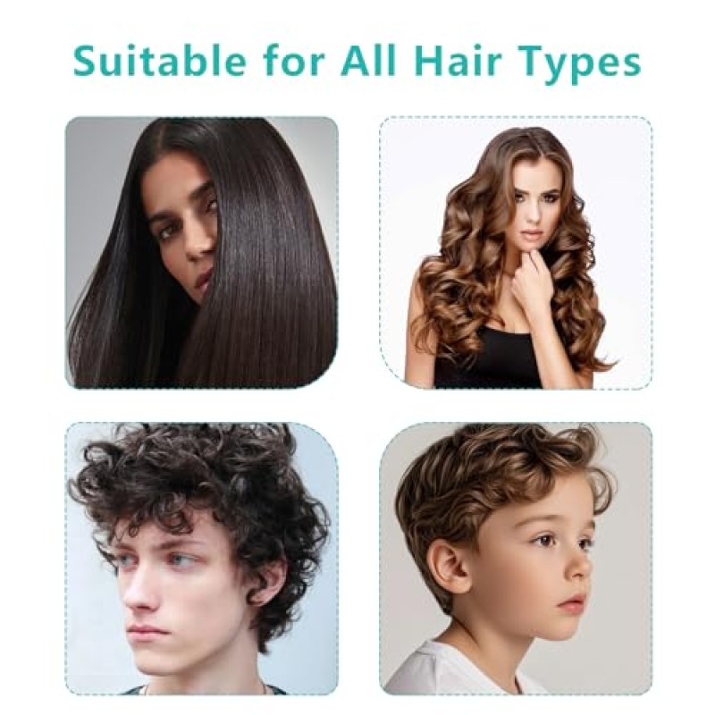 Spazzola Capelli Ricci, Ergonomico Spazzola Ricci Styling per Evitare Danni da Rottura, per Pettinare e Acconciare i Capelli Bagnati e Asciutti - Verde Spazzola Capelli Ricci, Ergonomico Spazzola Ricci Styling per Evitare Danni da Rottura, per Pettinare e Acconciare i Capelli Bagnati e Asciutti - Verde