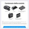 DJI Mavic 4 Pro Combo Fly More con DJI RC 2, drone con tripla fotocamera dotato di 100 MP fotocamera Hasselblad con CMOS 4/3, trasmissione video a 30 km, volo fino a 51 minuti, hub di ricarica e altro