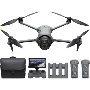 DJI Mavic 4 Pro Combo Creator 512 GB con DJI RC Pro 2, drone con tripla fotocamera dotato di fotocamera Hasselblad da 100 MP con CMOS 4/3, volo fino a 51 minuti, tre batterie, hub di ricarica e altro
