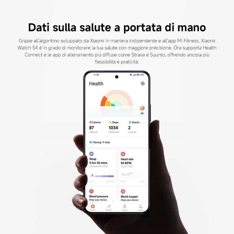 Xiaomi Watch S4, Smartwatch, Corona Rotante, Ghiera Intercambiabile, Schermo AMOLED da 1.43", Fino a 15 giorni di autonomia, Monitoraggio Salute, HyperOS 2.0, 150+ modalità sportive - Arcobaleno Xiaomi Watch S4, Smartwatch, Corona Rotante, Ghiera Intercambiabile, Schermo AMOLED da 1.43", Fino a 15 giorni di autonomia, Monitoraggio Salute, HyperOS 2.0, 150+ modalità sportive - Arcobaleno