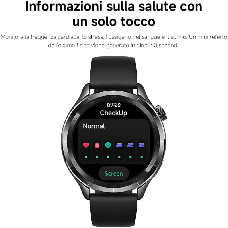Xiaomi Watch S4, Smartwatch, Corona Rotante, Ghiera Intercambiabile, Schermo AMOLED da 1.43", Fino a 15 giorni di autonomia, Monitoraggio Salute, HyperOS 2.0, 150+ modalità sportive - Arcobaleno Xiaomi Watch S4, Smartwatch, Corona Rotante, Ghiera Intercambiabile, Schermo AMOLED da 1.43", Fino a 15 giorni di autonomia, Monitoraggio Salute, HyperOS 2.0, 150+ modalità sportive - Arcobaleno