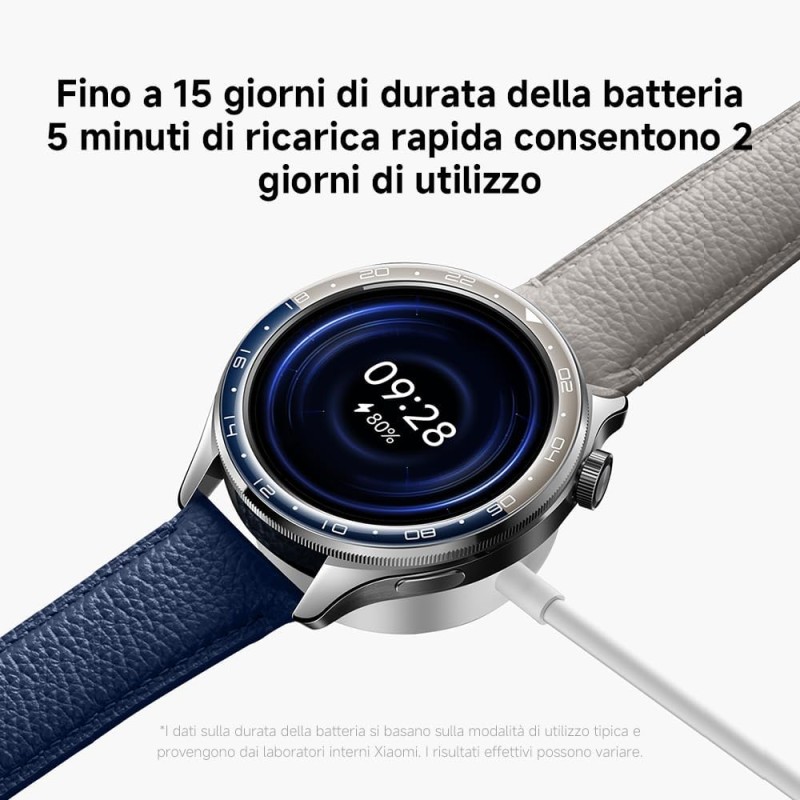 Xiaomi Watch S4, Smartwatch, Corona Rotante, Ghiera Intercambiabile, Schermo AMOLED da 1.43", Fino a 15 giorni di autonomia, Monitoraggio Salute, HyperOS 2.0, 150+ modalità sportive - Arcobaleno Xiaomi Watch S4, Smartwatch, Corona Rotante, Ghiera Intercambiabile, Schermo AMOLED da 1.43", Fino a 15 giorni di autonomia, Monitoraggio Salute, HyperOS 2.0, 150+ modalità sportive - Arcobaleno