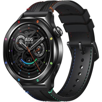 Xiaomi Watch S4, Smartwatch, Corona Rotante, Ghiera Intercambiabile, Schermo AMOLED da 1.43", Fino a 15 giorni di autonomia, Monitoraggio Salute, HyperOS 2.0, 150+ modalità sportive - Arcobaleno