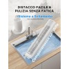 Midea MTF25FRG 40‘’ Ventilatore a Torre Silenzioso per Casa e Camera da Letto, Raffreddamento Potente 9 m/s, Telecomando Omni, 90° Oscillazione, Design Smontabile e Lavabile, 4 Velocità, Bianco
