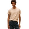 Tommy Jeans Uomo T-Shirt Maniche Corte Tjm Original Slim - L Beige (Coastal Taupe)