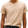 Tommy Jeans Uomo T-Shirt Maniche Corte Tjm Original Slim - L Beige (Coastal Taupe)