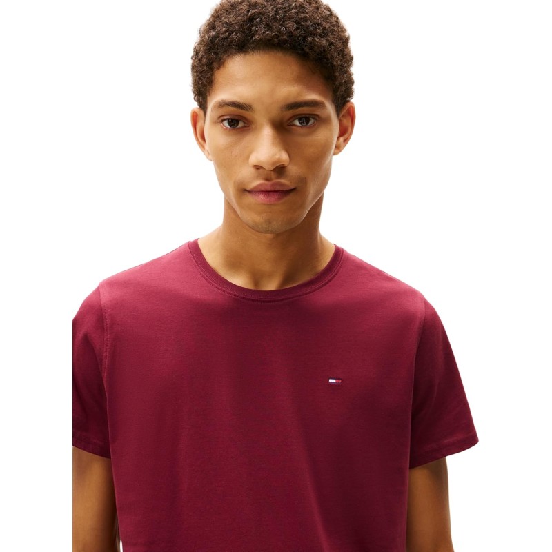 Tommy Jeans Uomo T-Shirt Maniche Corte Tjm Original Slim - XL Red (Red Wine) Tommy Jeans Uomo T-Shirt Maniche Corte Tjm Original Slim - XL Red (Red Wine)