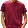 Tommy Jeans Uomo T-Shirt Maniche Corte Tjm Original Slim - XL Red (Red Wine)