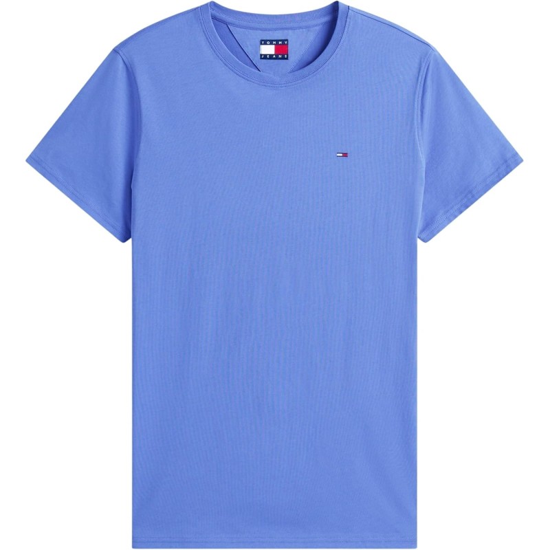 Tommy Jeans Uomo T-Shirt Maniche Corte Tjm Original Slim - XXL Blue (Soft Sapphire) Tommy Jeans Uomo T-Shirt Maniche Corte Tjm Original Slim - XXL Blue (Soft Sapphire)