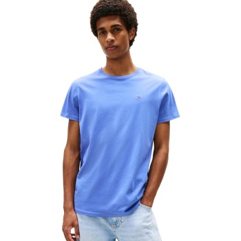 Tommy Jeans Uomo T-Shirt Maniche Corte Tjm Original Slim - XXL Blue (Soft Sapphire)