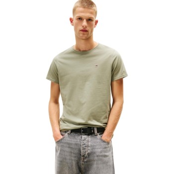 Tommy Jeans Uomo T-Shirt Maniche Corte Tjm Original Slim - 3XL Plus Green (Utility Sage) Tommy Jeans Uomo T-Shirt Maniche Corte Tjm Original Slim - 3XL Plus Green (Utility Sage)