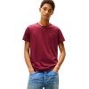 Tommy Jeans Uomo T-Shirt Maniche Corte Tjm Original Slim - M Red (Red Wine)
