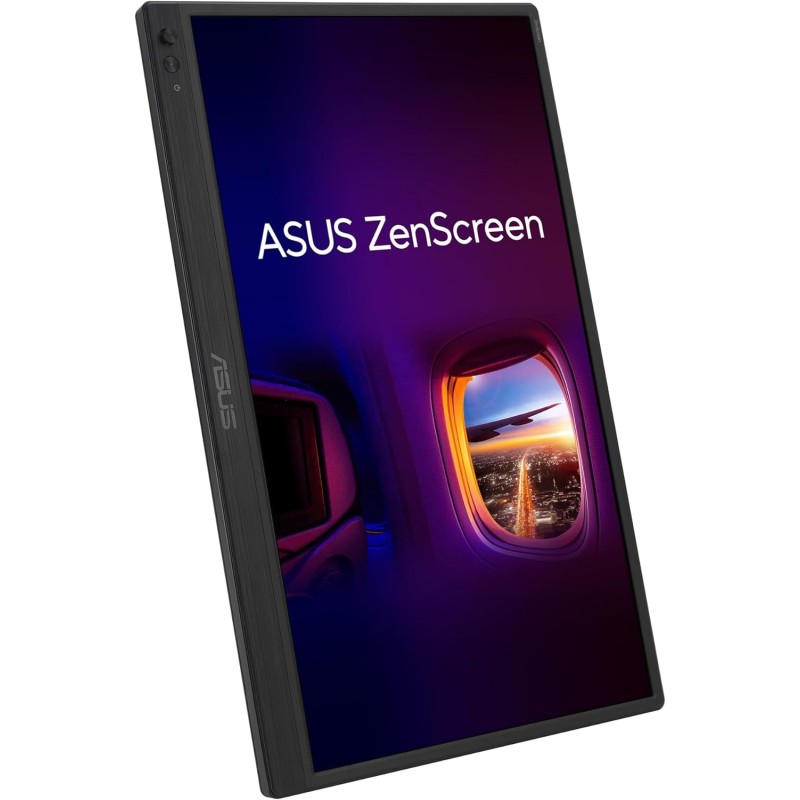 ASUS ZenScreen MB169CK, Monitor Portatile da 15,6", Full HD IPS (1920x1080), Doppia Porta USB-C, Mini-HDMI, Tecnologia Flicker Free e Filtro Luce Blu, Superficie Anti-riflesso, Nero ASUS ZenScreen MB169CK, Monitor Portatile da 15,6", Full HD IPS (1920x1080), Doppia Porta USB-C, Mini-HDMI, Tecnologia Flicker Free e Filtro Luce Blu, Superficie Anti-riflesso, Nero