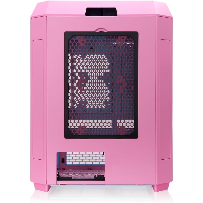 Thermaltake The Tower 600 Mid Tower Chassis | Hidden Connector | Bubble Pink - Bubble Pink Thermaltake The Tower 600 Mid Tower Chassis | Hidden Connector | Bubble Pink - Bubble Pink