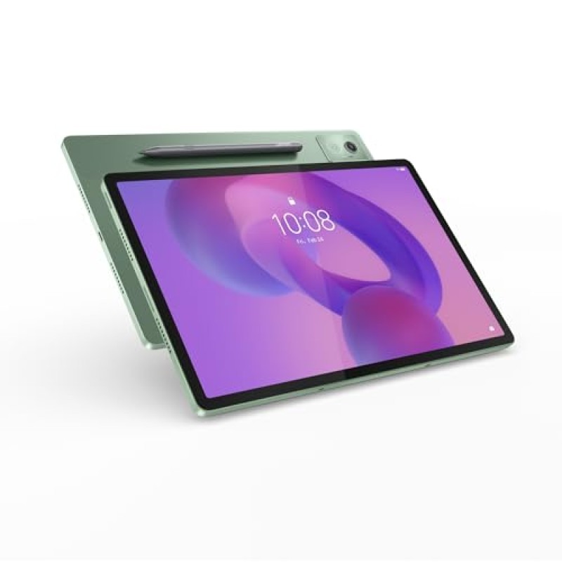 Lenovo Idea Tab Pro Tablet 12.7" 3K (MediaTek Dimensity 8300, 8GB RAM, 256GB UFS 4.0, 144Hz, Wi-Fi 6E, Bluetooth 5.3, Android 14), verde con penna