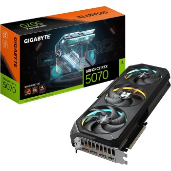 Gigabyte GeForce RTX 5070 GAMING OC 12G Scheda Grafica - 12GB GDDR7, 192 bit, PCI-E 5.0, 2625 MHz Core Clock, 3 x DP 2.1a, 1 x HDMI 2.1b, NVIDIA DLSS 4, GV-N5070GAMING OC-12GD