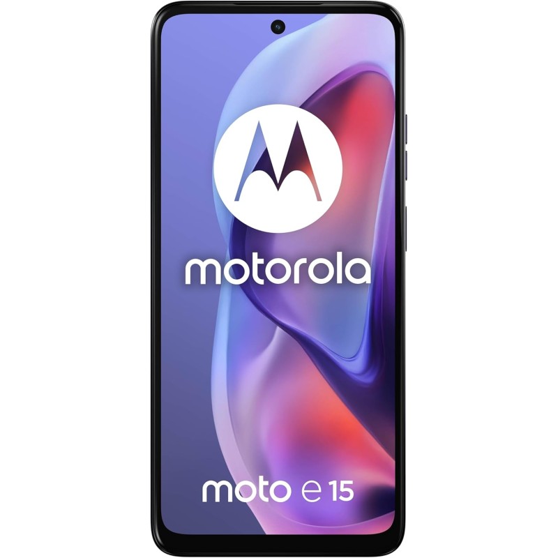 Motorola moto e15 (2/64GB, Fotocamera da 32MP + sensore antisfarfallio, Display 6.67" HD+ 90Hz Corning® Gorilla® Glass 3, 5200mAh, MediaTek Helio G81 Extreme, Android 14 Go Edition), Fresh Lavender Motorola moto e15 (2/64GB, Fotocamera da 32MP + sensore antisfarfallio, Display 6.67" HD+ 90Hz Corning® Gorilla® Glass 3, 5200mAh, MediaTek Helio G81 Extreme, Android 14 Go Edition), Fresh Lavender