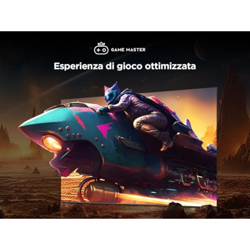 TCL 43V6C TV 43'' 4K UHD Smart LED TV, 4K HDR, Google TV con design senza bordi (Dolby Audio, Motion Clarity, compatibile con Google Assistant e Alexa) - 43 pollici TCL 43V6C TV 43'' 4K UHD Smart LED TV, 4K HDR, Google TV con design senza bordi (Dolby Audio, Motion Clarity, compatibile con Google Assistant e Alexa) - 43 pollici