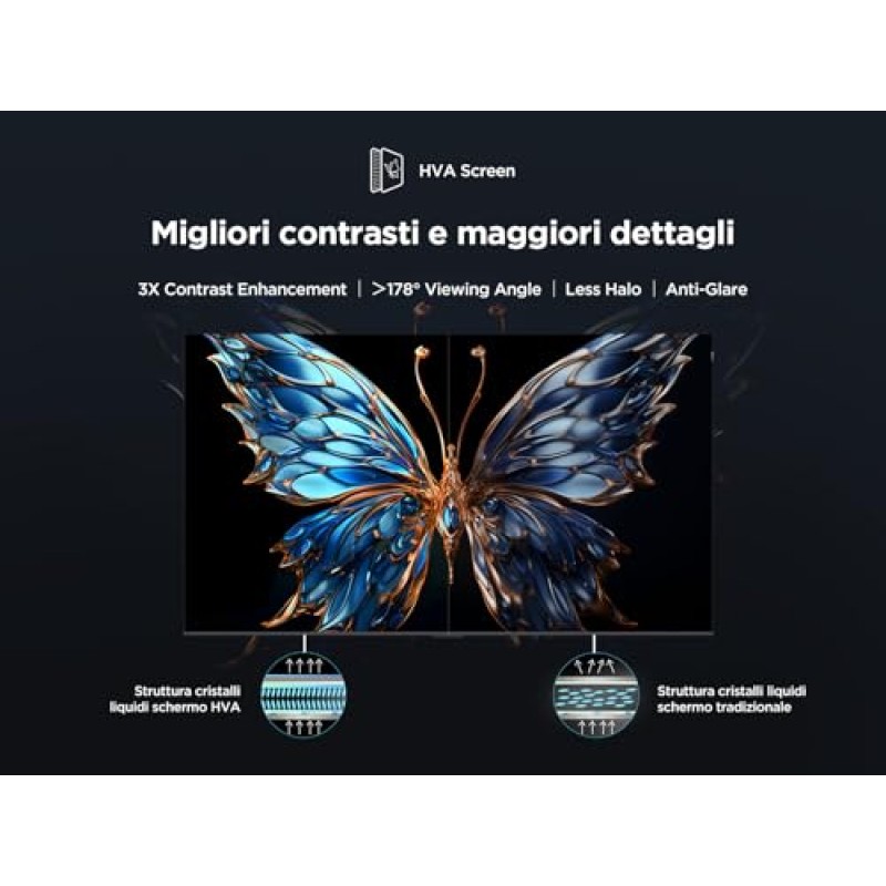 TCL 43V6C TV 43'' 4K UHD Smart LED TV, 4K HDR, Google TV con design senza bordi (Dolby Audio, Motion Clarity, compatibile con Google Assistant e Alexa) - 43 pollici TCL 43V6C TV 43'' 4K UHD Smart LED TV, 4K HDR, Google TV con design senza bordi (Dolby Audio, Motion Clarity, compatibile con Google Assistant e Alexa) - 43 pollici
