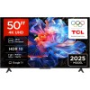 TCL 50V6C TV 50'' 4K UHD Smart LED TV, 4K HDR, Google TV con design senza bordi (Dolby Audio, Motion Clarity, compatibile con Google Assistant e Alexa) - 50 pollici