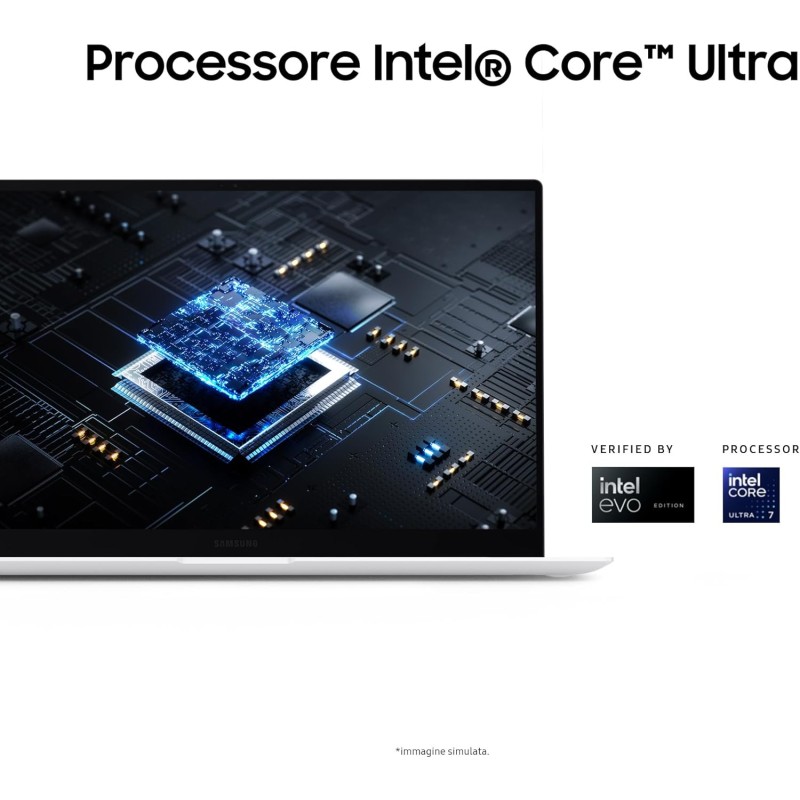 SAMSUNG Galaxy Book2 Pro SE, 15.6" AMOLED, Intel Core Ultra 5, 16GB RAM, 512GB SSD, Windows 11 Home, Silver [Versione italiana]