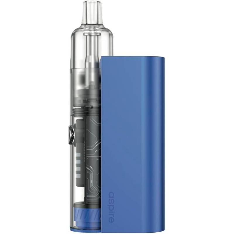 Aspire Cyber GT Sigaretta elettronica 3,4V per svapo di guancia (MTL) - Pod Mod con Batteria 2400mAh, TG Pod da 3ml con Drip Tip integrato e coil 0.8Ω - Senza Sticks, E-liquids, Ricariche (Blue) - Blue Aspire Cyber GT Sigaretta elettronica 3,4V per svapo di guancia (MTL) - Pod Mod con Batteria 2400mAh, TG Pod da 3ml con Drip Tip integrato e coil 0.8Ω - Senza Sticks, E-liquids, Ricariche (Blue) - Blue