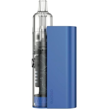 Aspire Cyber GT Sigaretta elettronica 3,4V per svapo di guancia (MTL) - Pod Mod con Batteria 2400mAh, TG Pod da 3ml con Drip Tip integrato e coil 0.8Ω - Senza Sticks, E-liquids, Ricariche (Blue) - Blue
