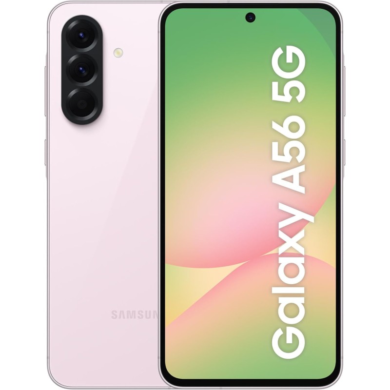 Samsung Galaxy A56 5G, Smartphone con Funzioni intelligenti, 3 anni di Garanzia del produttore, Display Super AMOLED 6.7”, 8GB RAM, 256GB, 5.000 mAh, IP67, Awesome Pink [Versione Italiana] - 8GB+256GB Awesome Pink