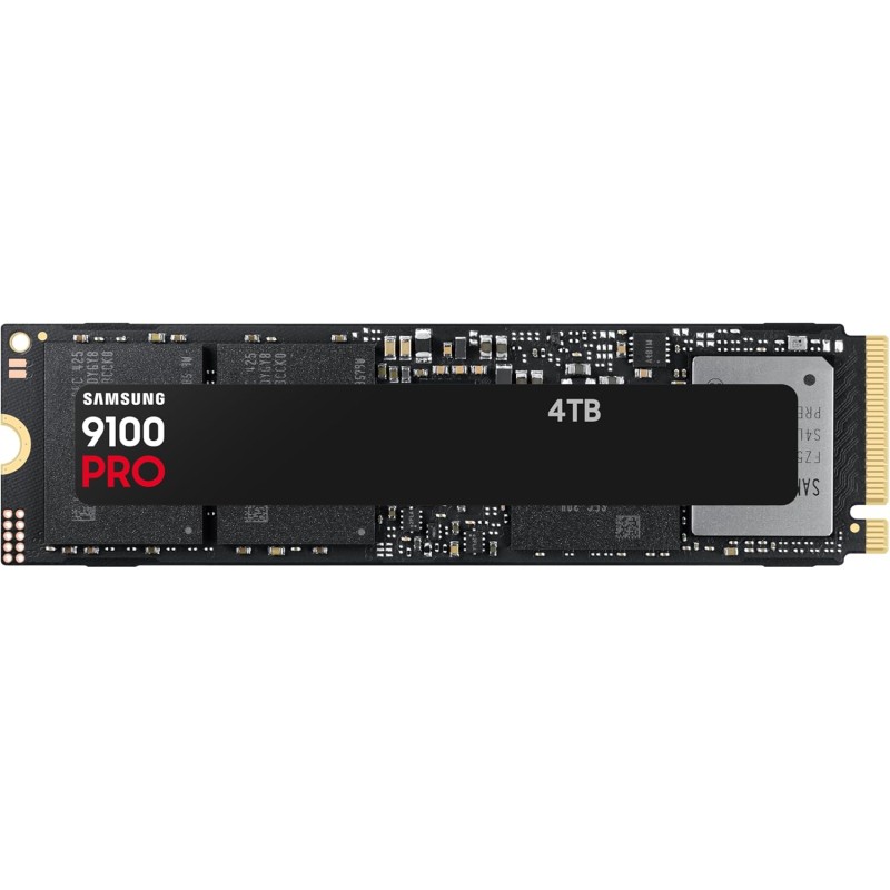 SAMSUNG Memorie MZ-VAP4T0BW 9100 PRO SSD Interno da 4TB, PCIe 5.0 x4, NVMe 2.0, SSD Progettato per Professionisti e Gamer, Compatibile con PC e Playstation 5 - 4 TB SAMSUNG Memorie MZ-VAP4T0BW 9100 PRO SSD Interno da 4TB, PCIe 5.0 x4, NVMe 2.0, SSD Progettato per Professionisti e Gamer, Compatibile con PC e Playstation 5 - 4 TB