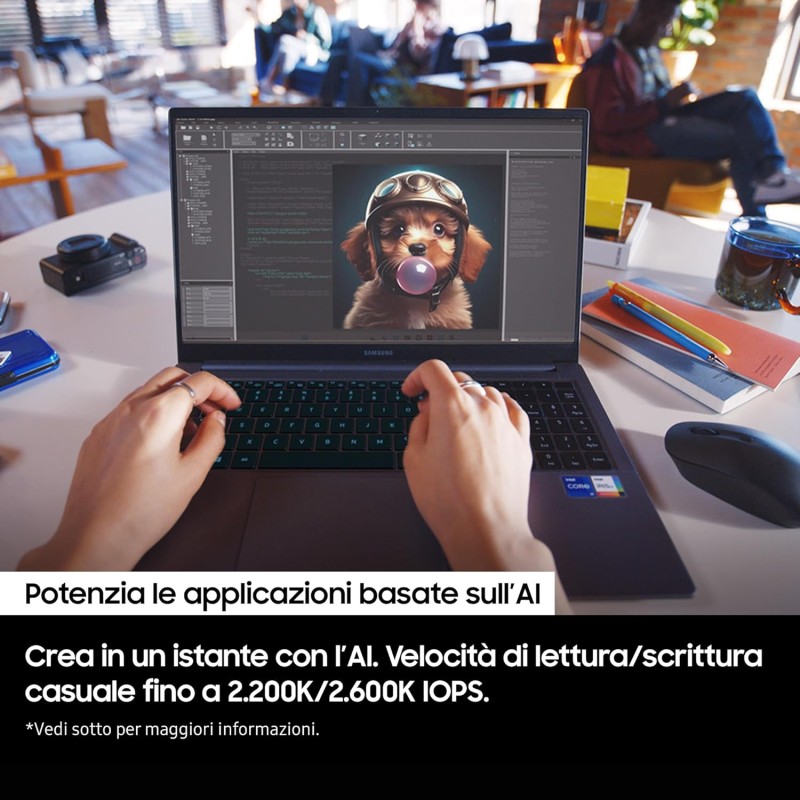 SAMSUNG Memorie MZ-VAP1T0BW 9100 PRO SSD Interno da 1TB, PCIe 5.0 x4, NVMe 2.0, SSD Progettato per Professionisti e Gamer, Compatibile con PC e Playstation 5 - 1 TB