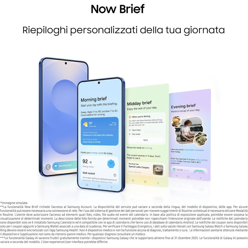 SAMSUNG Galaxy S25+ con Galaxy Watch7 40mm BT Green, Smartwatch Fitness Tracker, Smartphone AI con 3 anni di Garanzia del produttore, RAM 12GB, 256GB, Silver shadow - 12GB+256GB Silver shadow SAMSUNG Galaxy S25+ con Galaxy Watch7 40mm BT Green, Smartwatch Fitness Tracker, Smartphone AI con 3 anni di Garanzia del produttore, RAM 12GB, 256GB, Silver shadow - 12GB+256GB Silver shadow