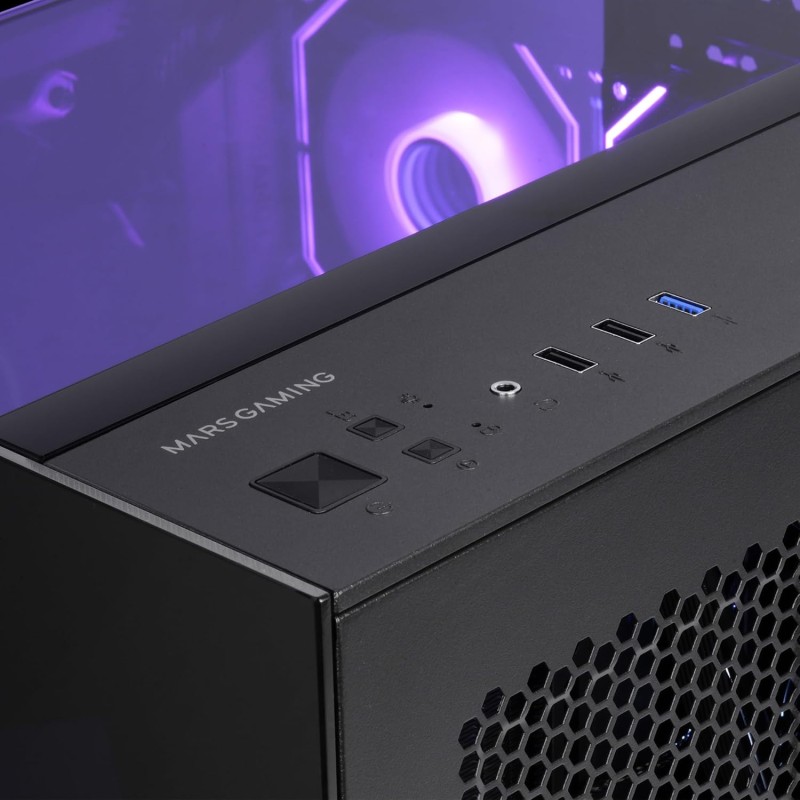 Mars Gaming MC-VISION, Case Gaming ATX, Triplo Vetro Temperato Senza Cornice, Struttura a Doppia Camera, Compatibile con Schede Madri a Connettore Inverso, Supporto Raffreddamento a Liquido, Nero Mars Gaming MC-VISION, Case Gaming ATX, Triplo Vetro Temperato Senza Cornice, Struttura a Doppia Camera, Compatibile con Schede Madri a Connettore Inverso, Supporto Raffreddamento a Liquido, Nero