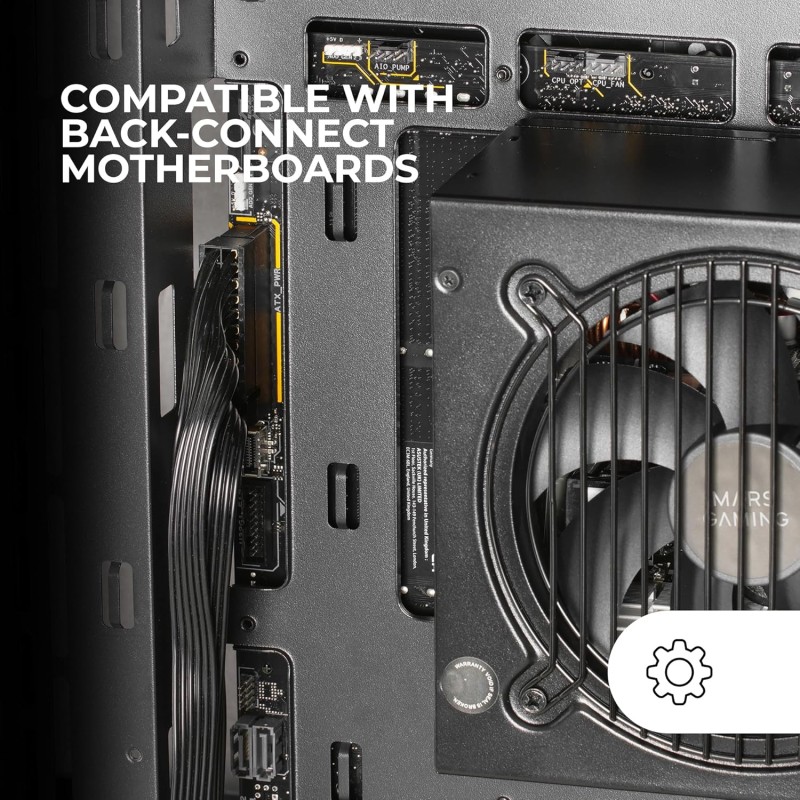 Mars Gaming MC-VISION, Case Gaming ATX, Triplo Vetro Temperato Senza Cornice, Struttura a Doppia Camera, Compatibile con Schede Madri a Connettore Inverso, Supporto Raffreddamento a Liquido, Nero Mars Gaming MC-VISION, Case Gaming ATX, Triplo Vetro Temperato Senza Cornice, Struttura a Doppia Camera, Compatibile con Schede Madri a Connettore Inverso, Supporto Raffreddamento a Liquido, Nero