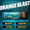 Enervit Pure-Pro Protein Bar 50% Orange Blast, Barrette Proteiche Senza Zucchero e Senza Glutine, Snack Proteici con 30g Proteine Ideale Post Workout Intensi, Ripieno Gusto Arancia, 25 Barrette da 55g - 25 barrette da 55g