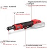 Einhell Avvitatore a cricchetto a batteria TE-RW 18/60 Li-Solo Power X-Change (18 V, 60 Nm, portautensile 3/8", rotazione a sinistra/a destra, luce a LED, con adattatore da 1/2", senza batteria)
