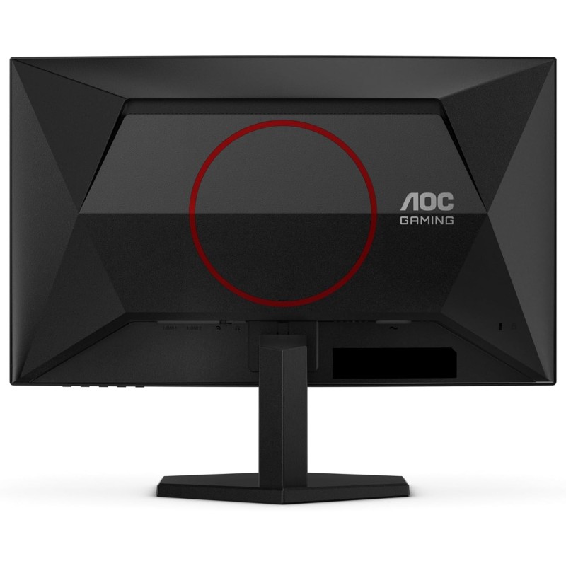 AOC Gaming C24G42E - Monitor curvo Full HD da 24 pollici, 180 Hz, 0,5 ms, FreeSync Premium 1920x1080, 1x HDMI 2.0, 1x DisplayPort 1.4 nero, 24 inch FHD, Altoparlanti - 24" FHD Curvo
