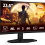 AOC Gaming C24G42E - Monitor curvo Full HD da 24 pollici, 180 Hz, 0,5 ms, FreeSync Premium 1920x1080, 1x HDMI 2.0, 1x DisplayPort 1.4 nero, 24 inch FHD, Altoparlanti - 24" FHD Curvo