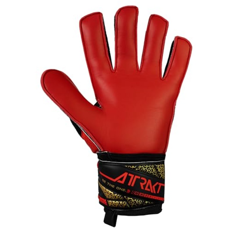 Reusch Attrakt Solid, Guanti da Portiere Unisex Adulto - 10 nero-oro-rosso Reusch Attrakt Solid, Guanti da Portiere Unisex Adulto - 10 nero-oro-rosso
