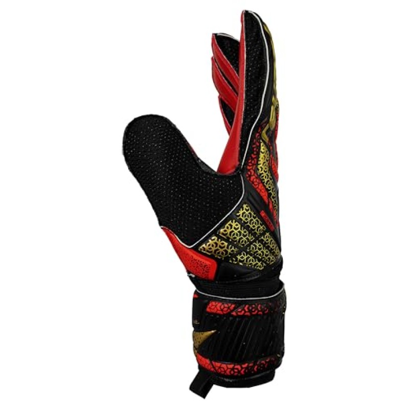 Reusch Attrakt Solid, Guanti da Portiere Unisex Adulto - 10 nero-oro-rosso Reusch Attrakt Solid, Guanti da Portiere Unisex Adulto - 10 nero-oro-rosso