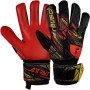 Reusch Attrakt Solid, Guanti da Portiere Unisex Adulto - 10 nero-oro-rosso