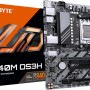 GIGABYTE B840M DS3H Motherboard - AMD Ryzen 9000 CPU, 8+2+2 Phase VRM, Up to 8200MHz DDR5, 2xPCIe 4.0 M.2, LAN 2.5GbE, USB 3.2 Gen 1