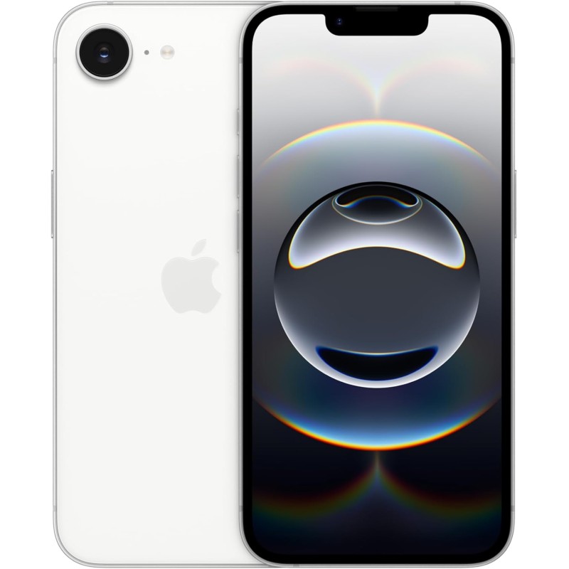 iPhone 16e 256 GB: progettato per Apple Intelligence, con chip A18, un’autonomia grandiosa, fotocamera Fusion da 48MP e display Super Retina XDR 6,1"; Bianco - 256 GB bianco iPhone 16e 256 GB: progettato per Apple Intelligence, con chip A18, un’autonomia grandiosa, fotocamera Fusion da 48MP e display Super Retina XDR 6,1"; Bianco - 256 GB bianco