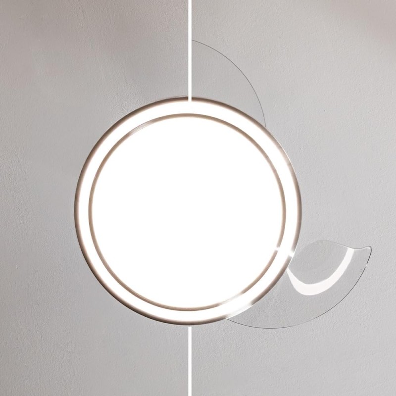 Cecotec Ventilatore da Soffitto con Luce LED Energysilence Aero 4300 Invisible Double Metal, 35W, 6 Velocità, Pale Retrattili, Doppia Luce, Telecomando, Timer, Luce Regolabile, Design Elegante - Inox