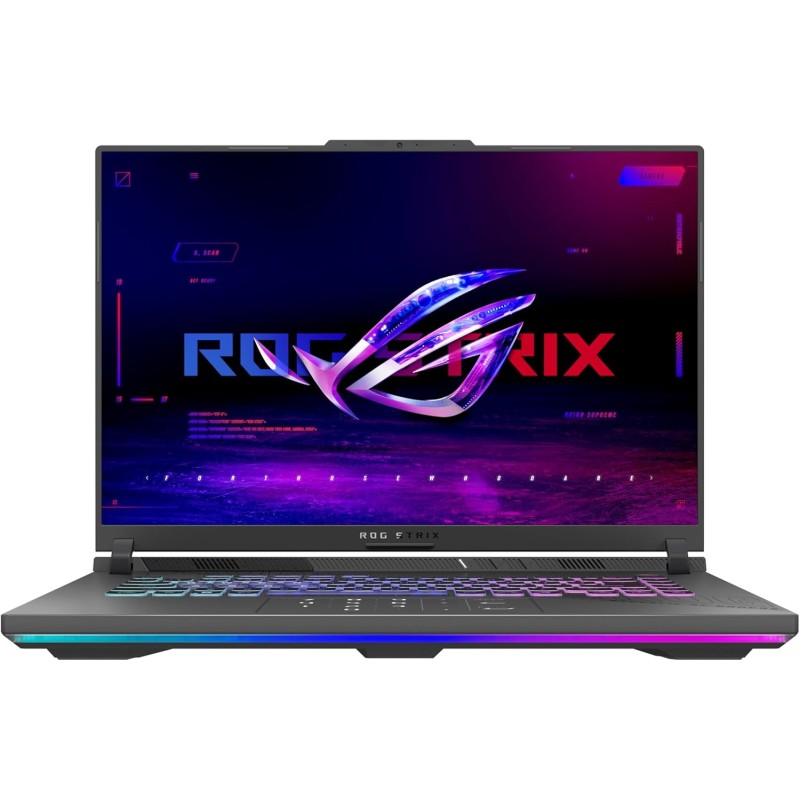 ASUS ROG Strix G16 G614FM#B0DYDYZG9D, Notebook con Monitor da 16" Anti-glare, 165Hz, processore AMD Ryzen™ 9 9955HX, RAM 16GB, 1TB SSD, NVIDIA® GeForce RTX™ 5060 8GB GDDR7, Win11 Home, Gray ASUS ROG Strix G16 G614FM#B0DYDYZG9D, Notebook con Monitor da 16" Anti-glare, 165Hz, processore AMD Ryzen™ 9 9955HX, RAM 16GB, 1TB SSD, NVIDIA® GeForce RTX™ 5060 8GB GDDR7, Win11 Home, Gray