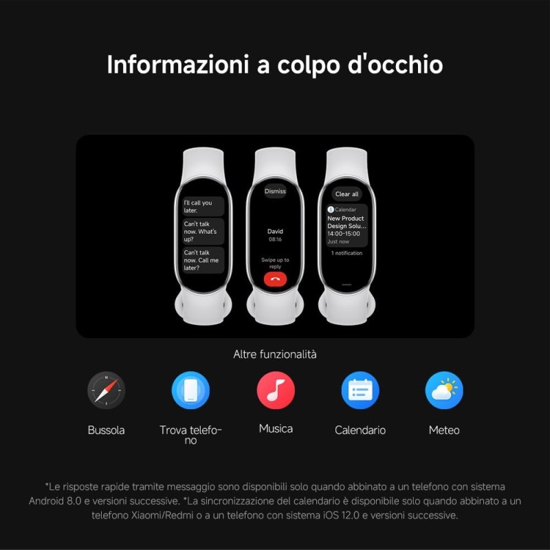 Xiaomi Smart Band 10 (Fitness Tracker), 1.72" AMOLED display, multimateriale, autonomia 21 gg, ricarica rapida, 150+ sport, monitoraggio benessere e sonno, HyperOS 2.0, resistente 5ATM, Compass - Rosa
