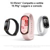 Xiaomi Smart Band 10 (Fitness Tracker), 1.72" AMOLED display, multimateriale, autonomia 21 gg, ricarica rapida, 150+ sport, monitoraggio benessere e sonno, HyperOS 2.0, resistente 5ATM, Compass - Rosa