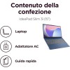 Lenovo IdeaPad Slim 3 Notebook 15,6” FHD (1920x1080), Intel N100, RAM 4GB, SSD 128GB, Microsoft 365 Personal 12 mesi incluso, Grafica Integrata, WiFi 6, Windows 11 Home, Tastiera Italiana - Abyss Blue - 4GB | 128GB