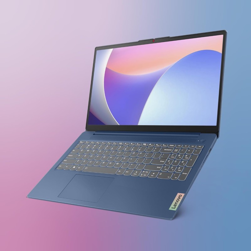 Lenovo IdeaPad Slim 3 Notebook 15,6” FHD (1920x1080), Intel N100, RAM 4GB, SSD 128GB, Microsoft 365 Personal 12 mesi incluso, Grafica Integrata, WiFi 6, Windows 11 Home, Tastiera Italiana - Abyss Blue - 4GB | 128GB