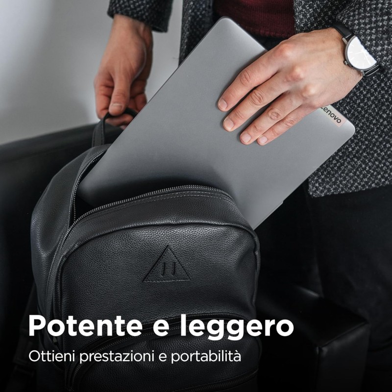 Lenovo IdeaPad Slim 3 Notebook 15,6” FHD (1920x1080), Intel N100, RAM 4GB, SSD 128GB, Microsoft 365 Personal 12 mesi incluso, Grafica Integrata, WiFi 6, Windows 11 Home, Tastiera Italiana - Abyss Blue - 4GB | 128GB